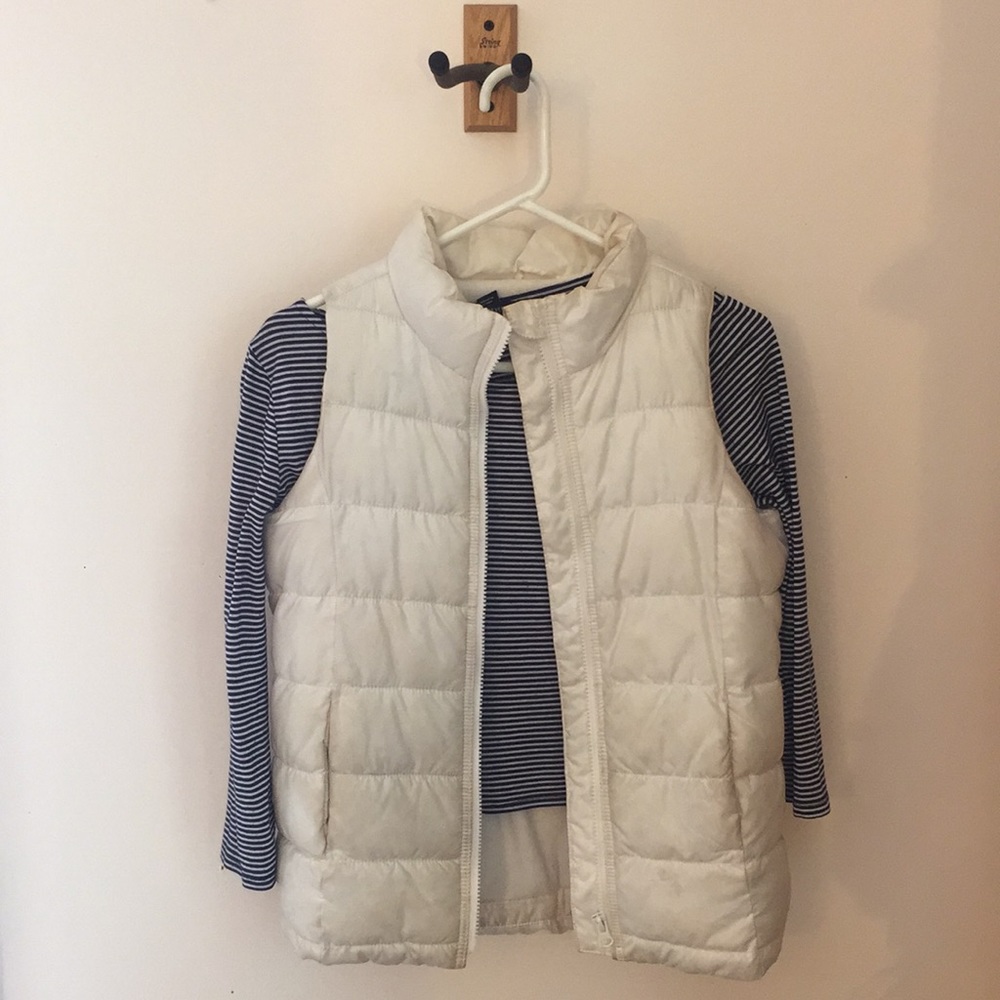 White Old Navy Vest